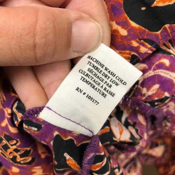 Ulla Johnson Maxi Cotton Dress Womens 8 Tiered Floral Puff Sleeve Romantic Boho - Picture 9 of 9